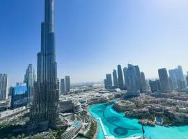 GRANDE RESIDENCES with BEST Burj Khalifa view from 42nd floor for 6-Guests