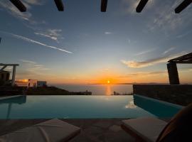 Villa k&egrave;alite，位于Melissaki的带泳池的酒店