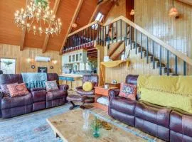 Deck, Mountain Views Colorful Retreat in Vernon!