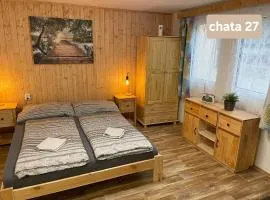 Chatky U Davida Máchovo jezero