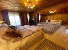 Master bedroom avec salon，位于Ollon的酒店