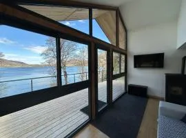 Le chalet avec sa plage privée