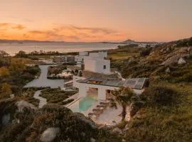 Villa Sorriso - Plaka Beach, Seaview, Pool
