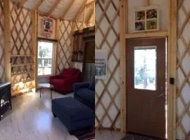 Spacious Yurt with Hot Tub for the Ideal Blue Ridge Parkway Getaway