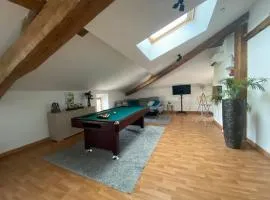 Grand loft avec billard et Netflix