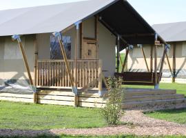 Safaritent Wood met tuinzicht，位于Nieuwe Wetering的豪华帐篷