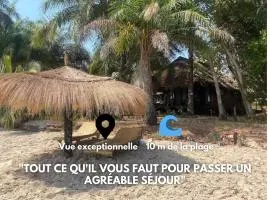 Villa AVI Plage paradisiaque à 10m, île de Rubane