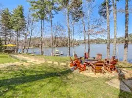 Mtn-View Home on Lake Glenville with Dock