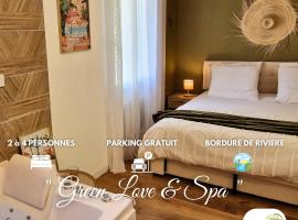 Green love & Spa - Villa Romantique，位于Saint-Laurent-de-Médoc的酒店