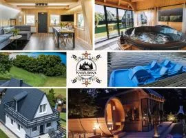 Kaszubska Kryjówka - Komfortowy 8 osobowy Domek w sercu Kaszub - Jacuzzi, Sauna, Rowerek Wodny, Jezioro, Las, Salon Gier!