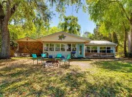 Boat Slip and Fire Pit Peaceful Homosassa Home