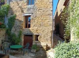 Maison de la Ruelle au cœur de la Bastide de Domme avec cour terrasse