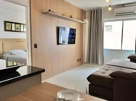 Flat espaçoso, super confortável e moderno
