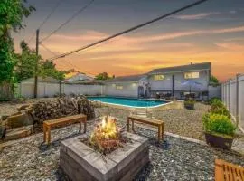 Swim and Relax with a Pool Hot Tub and Renovated HomeHop