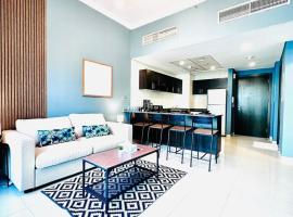 Bright and Modern Condo in Dubai Marina，位于迪拜的分契式公寓