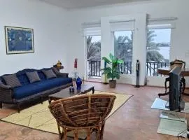Central Apartment with view, 2 bedrooms, living room, kitchen, 1 bathroom