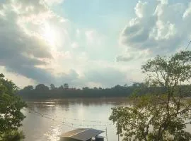 Rumah Rakit Bangau Parit Temerloh