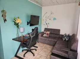 Full equipado, WiFi, AC, vista volcán, 1er piso