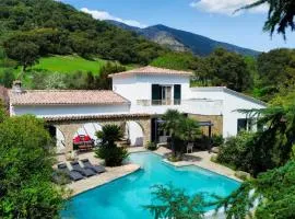 Villa A CASA DI FICU à 14kms d'Ajaccio et des plages avec Piscine Jacuzzi Pétanque Sans vis à vis