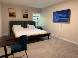 Cosy Bedroom 6 minutes to EWR Prudential Hotels Pen station，位于纽瓦克的酒店