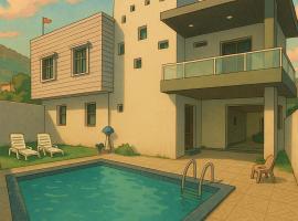 The Sunset view Villa I A Luxury boutique with elite swimming pool 5BHK I just 2km from Shreenathji Temple 966o9o1oo6，位于纳特杜瓦拉的酒店