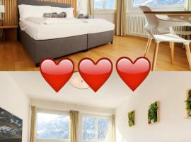 Center, Sauna, View - Haus LINARIA，位于洛伊克巴德的公寓
