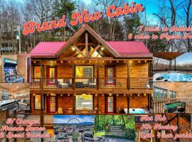 Brand New Cabin close to PForge and GBurg，位于赛维尔维尔的度假屋