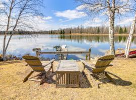 Tenstrike Lake House on 60 Acres Hike and Fish!