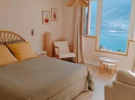 Le Cosy du Plongeoir - T2 neuf avec vue sur le lac de Serre Ponçon et grande terrasse avec jardin