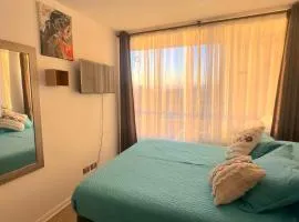 Departamento con terraza en el corazón de santiago