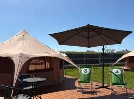 Dolina Królów Czersk glamping pole namiotowe