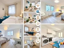 Rosenberg-Suites - Zentral, Stellplatz, große Terasse, Business & Privat