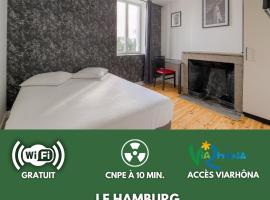 Le Hamburg - Les appartements de l'olivier，位于Loyettes的酒店