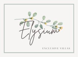 Elysium Exclusive Villas，位于&Aacute;yioi Sar&aacute;nda的带泳池的酒店