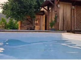 Wooden House at the Mountain-private