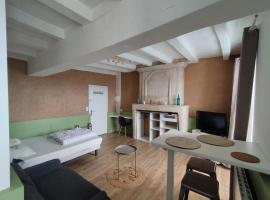 Studio meublé au pied des clochers tors，位于Le Vieil-Baugé的酒店