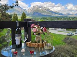 Apartment Beauty Tatry with a view of the mountains，位于新里斯拉的酒店