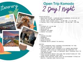 Komodo 2 Day 1 Night，位于Komodo Labuan Bajo Airport的船屋
