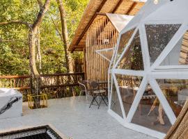 Eco Hotel Tekuani，位于Villanueva的酒店