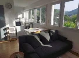 Coucher de soleil, calme, gros matelas, parking, 2 lits, lave-linge, wifi, netflix