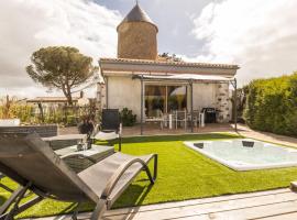 Moulin 18ème siècle, 3 chambres, jardin, wifi à Monnières - FR-1-306-1164，位于Monnières的酒店