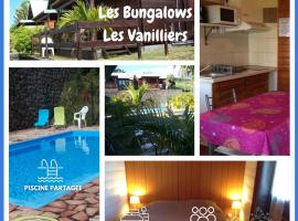 Les Bungalows les Vanilliers, Sud Sauvage avec piscine