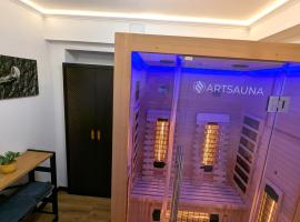 Wellness Ferienwohnung am Kurpark - zentral, ruhig & nah am Edersee，位于巴特维尔东根的酒店