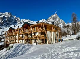FLORA ALPINA EXPERIENCE - "Ski-to-Door" Brand New Chalet Apartments with Indoor Garage and Mountain View，位于布勒伊-切尔维尼亚的酒店