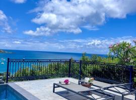 Ti Bay - Vue Mer spectaculaire & Piscine à débordement，位于格兰德凯斯的酒店