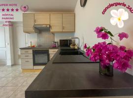 Nahiti lodge proche centre ville, hôpital,piscine，位于Pirae的酒店
