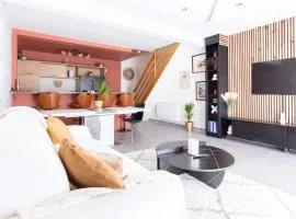 Loft tout confort avec parking et à moins 15 min Caen et des Plages