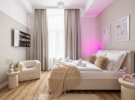 BAST 143 Apartamenty TOP LOCATION , OFF Piotrkowska , Stajnia Jednorożca , WINDA , parking na terenie bezpłatny , Orientarium , Hopa Lupa , ATLAS ARENA , WYTWÓRNIA , EC1，位于罗兹的酒店