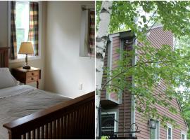 Family-Friendly Cabin Rental with Spacious Deck in Pittsfield, New Hampshire，位于Pittsfield的酒店