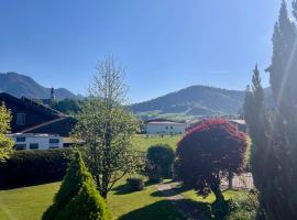 Hasenchalet Ruhpolding, Whg2 50m2, Badewanne, Chiemgau-Karte，位于鲁波尔丁的木屋